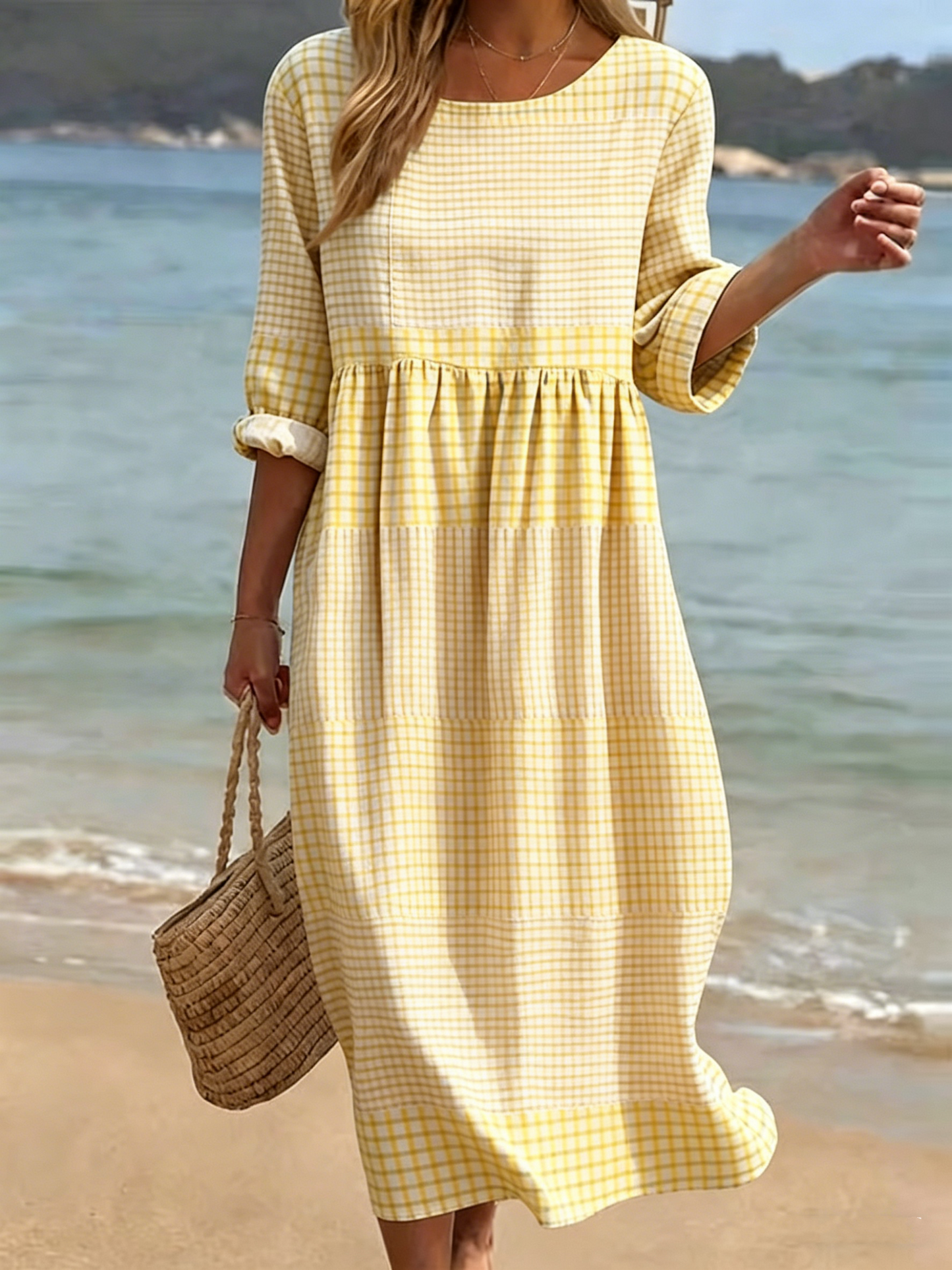 New Arrival🔥Women's Cotton-Linen Dress