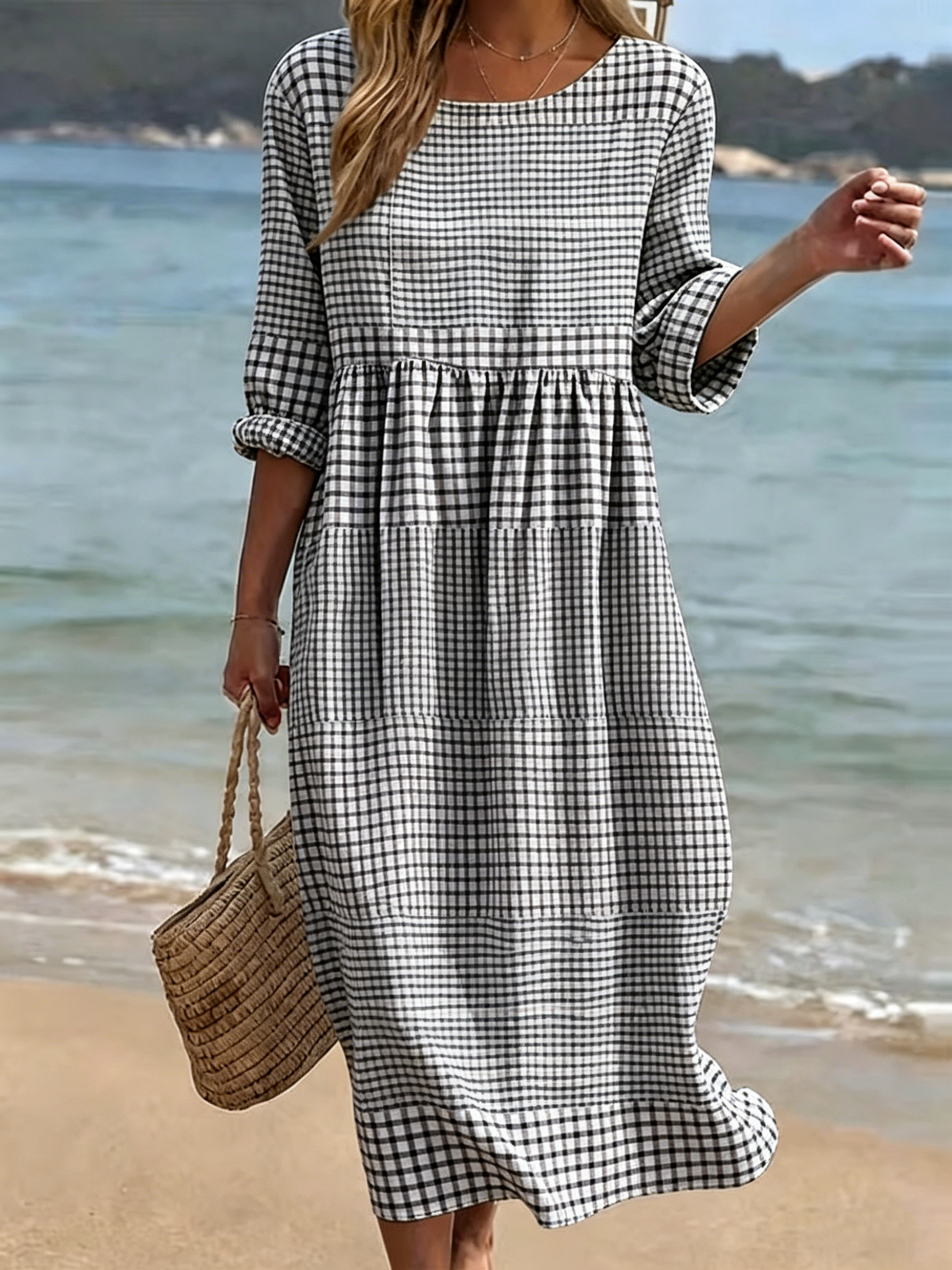 New Arrival🔥Women's Cotton-Linen Dress
